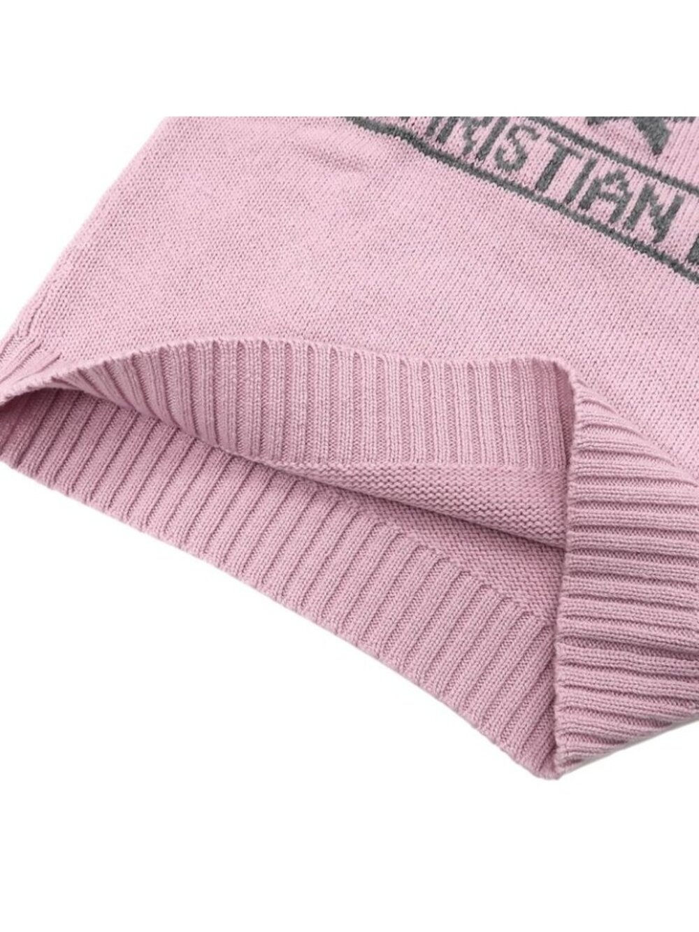 Dior Short Sleeve Knit Ruffles 36 Sizes Pink 344 S13 Bm003 Cashmere - Picture 7 of 10